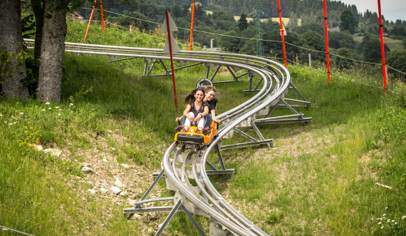 Luge 4s Megeve Toboggan ride In Megeve