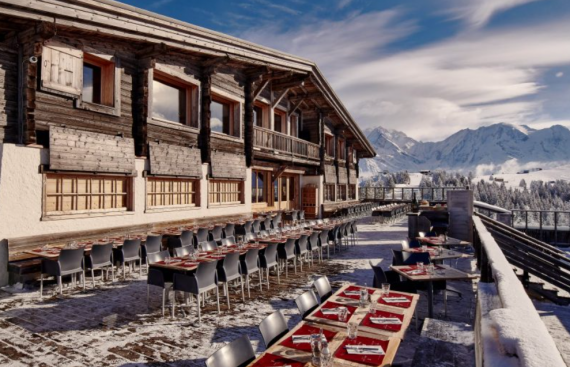 restaurants d'altitude à Megève Idéal 1850