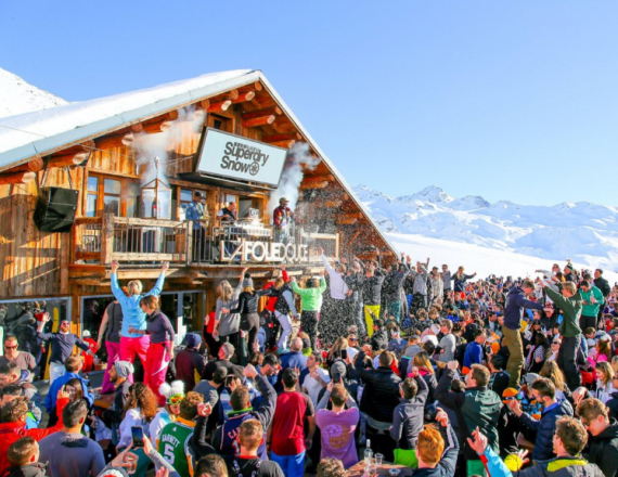 restaurants d'altitude à Megève La Folie Douce